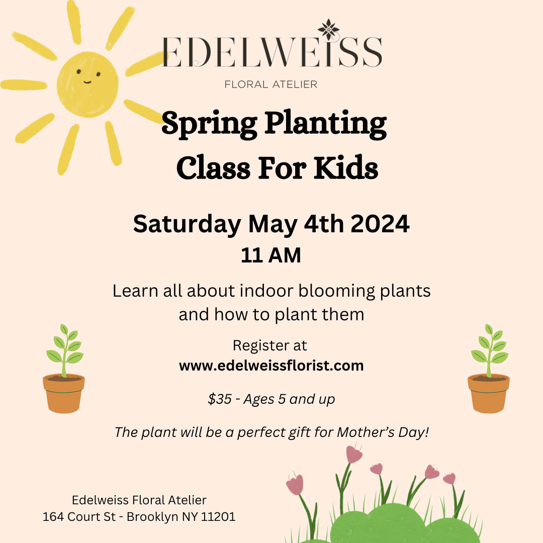 Planting class for kids - 5/4/24 - 11 AM